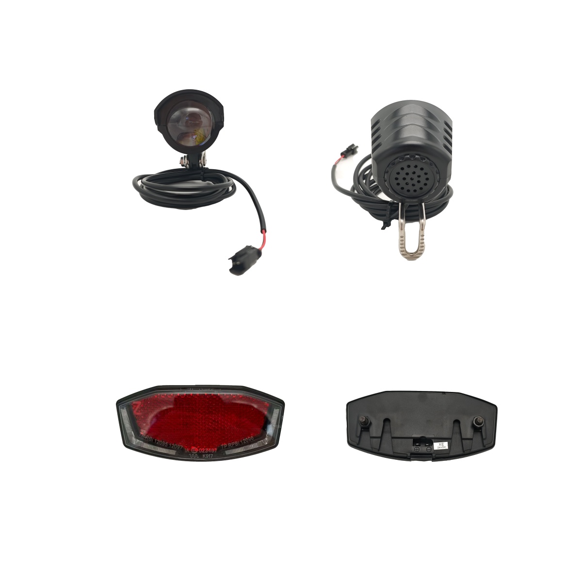 Tongsheng Tsdz2B Mid Drive Motor - مصباح أمامي وضوء خلفي 6 فولت