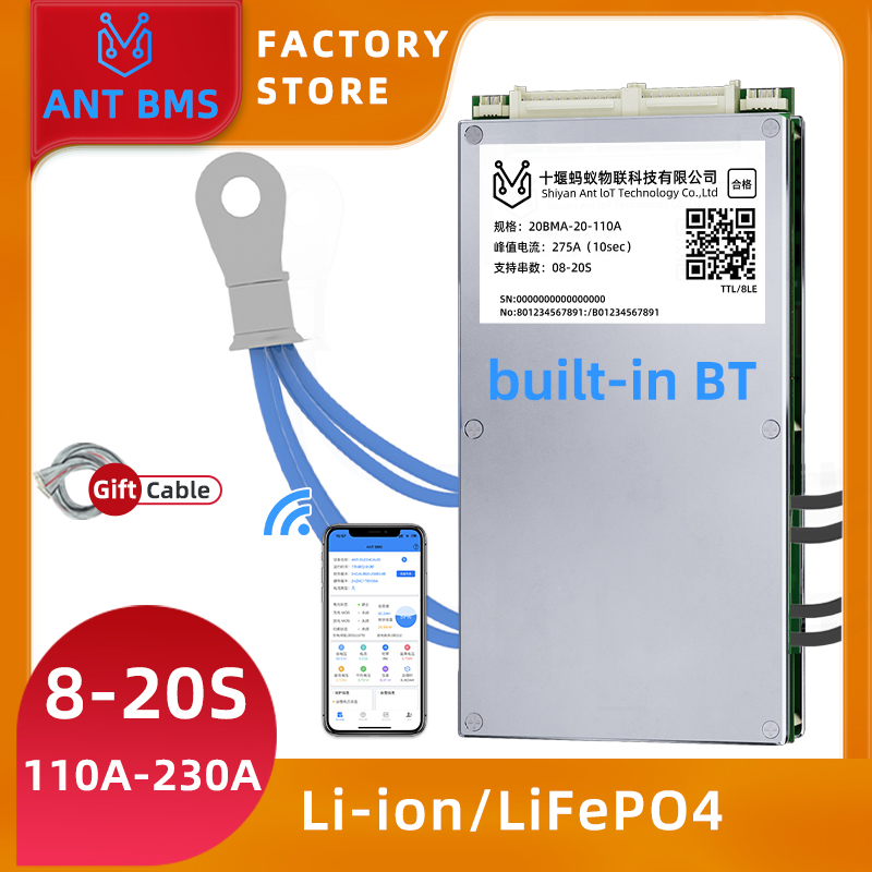 Smart Bms 72V 20S 150A Bluetooth - ANT Smart Balance BMS 8S-20S مع