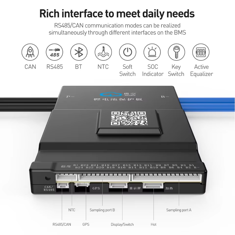 JK BMS موازن نشط 150A 1A JK-B1 - مراجعة Smart Bms 72V 20S 150A Bluetooth وسعره