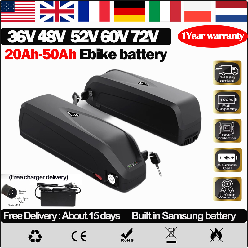 بطارية دراجة كهربائية 72 فولت  - مراجعة Ebike Conversion Kit 72V 3000W وسعره