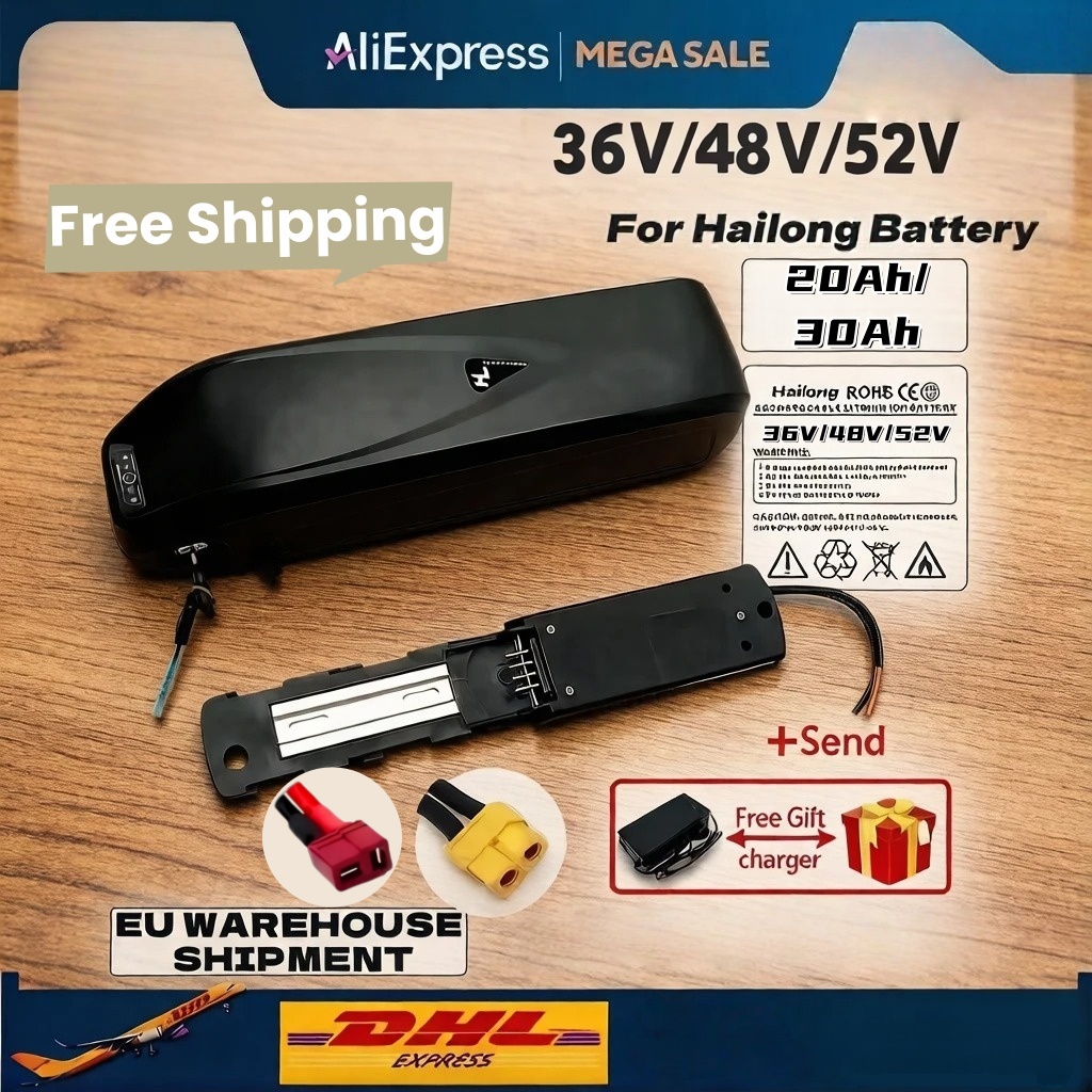 جديد من هايلونج 36 فولت 48 فول - مراجعة Ebike Battery 48V 20Ah Hailong وسعره