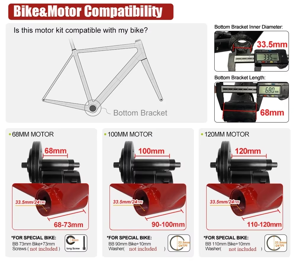محرك BAFANG BBSHD بقوة 1000 وا - مراجعة Mid Drive Motor Kit 52V 1000W وسعره
